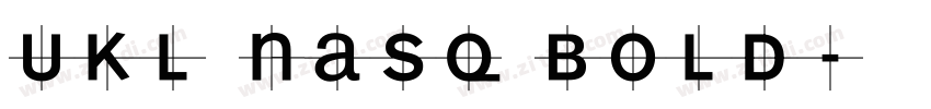 UKl Nasq Bold字体转换